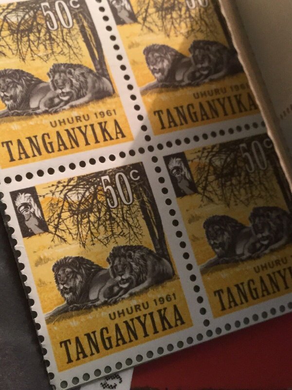 Tanganyika Stamps Scott #46-50 Mint Never Hinged 1961 4 Of Each In Booklet! 