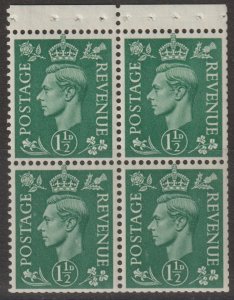 Great Britain Scott# 282c 1951 KGVI VF MNH Booklet Pane