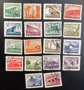 Hungary LOT Types A200 - A205 (Misc Collection) Used 1951-1958