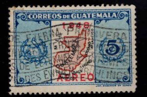 Guatemala  Scott C157 used map airmail stamp expect similar cancels