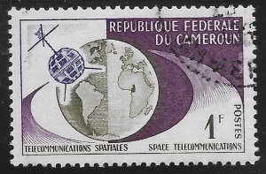 Cameroun #380 1fr Telstar & Globe ~ CTO