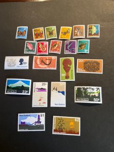 Stamps New Zealand Scott #438-58 never hinged