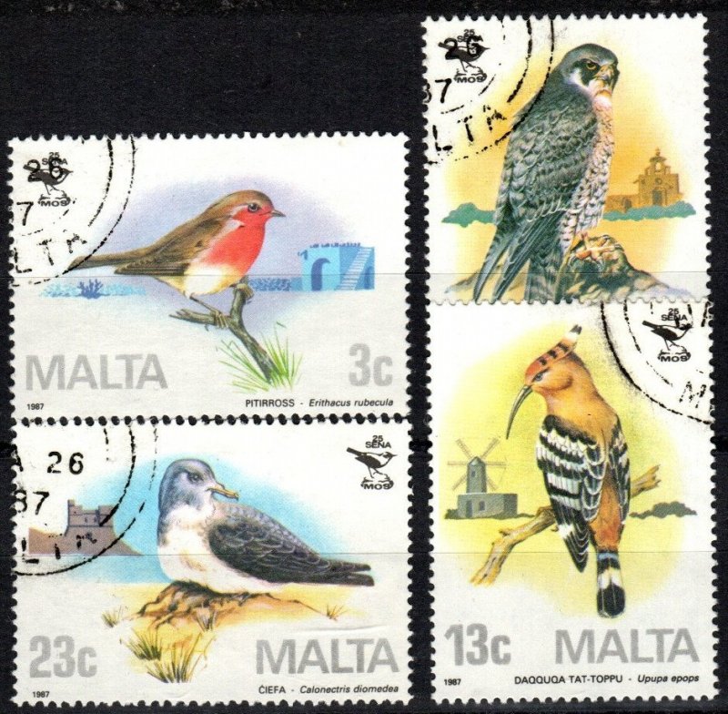 Malta #690-3  F-VF Used CV $10.80 (X5703)