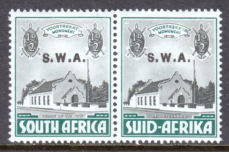 South West Africa - Scott #B1 - MH - Minor crease LL, left stamp - SCV $3.00