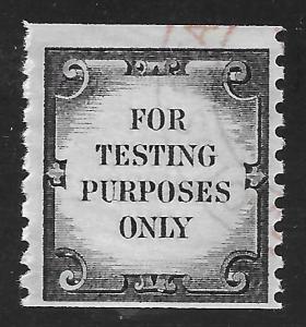 US #TD107 Test Stamp