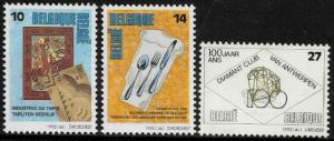 Belgium #1428-30 MNH Set - Master Chefs