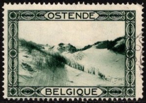 Vintage 1930's Belgium Tourism Poster Stamp Ostende Unused