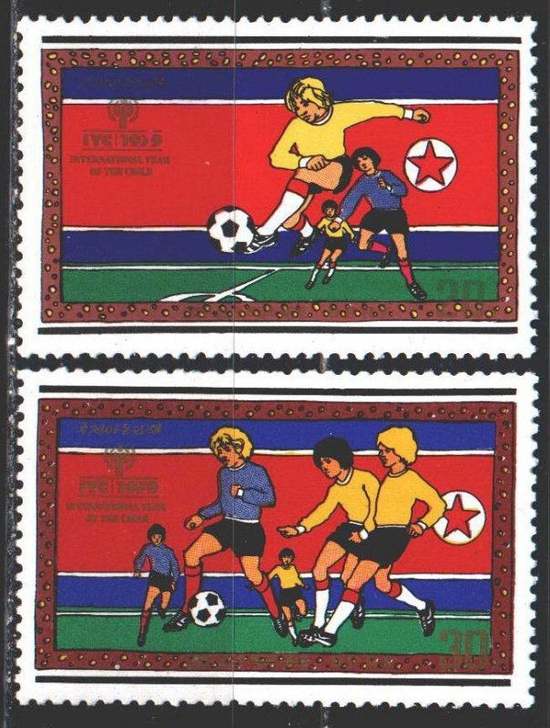 North Korea. 1979. 1933-34. Year of the child, football. MNH.