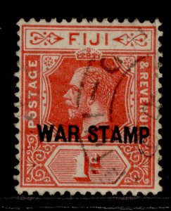 FIJI GV SG139a, 1d bright scarlet, FINE USED.