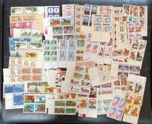 *Collection US Mint Plate Blocks 8c, 10c, 13c, 15c, 20c, 22c, 25c, 29c FV $40.72