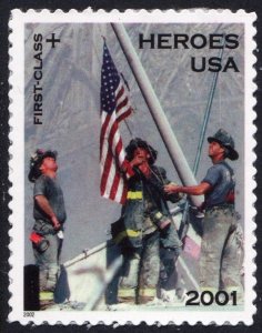 SC#B2 (34¢ + 11¢) Heroes of 2001 Single (2002) SA