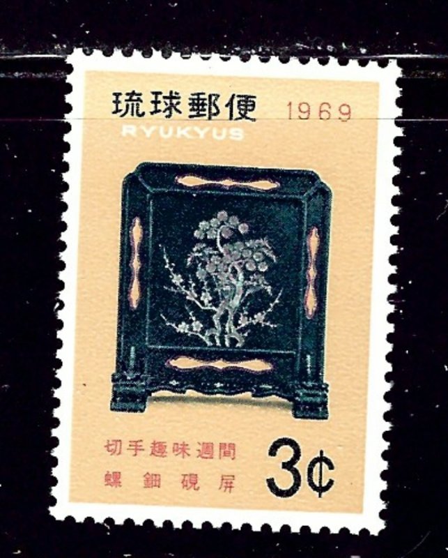 Ryukyu Is 182 MNH 1969 Philatelic Week    (ap2311)