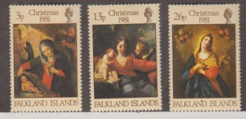 Falkland Islands Scott #331-332-333 Stamp - Mint NH Set