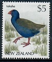 New Zealand #835 Takehe Bird MNH