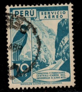 Peru  Scott C91 Used bird stamp