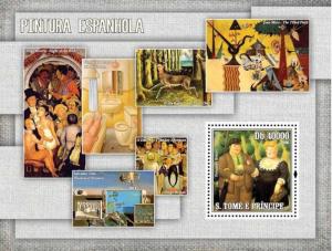 SAO TOME E PRINCIPE 2006 SHEET SPANISH ART PAINTINGS st6310b