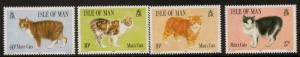 ISLE OF MAN SG399/402 1989 MANX CATS MNH