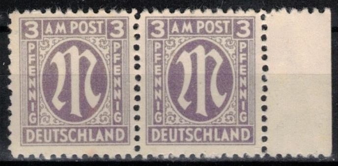 Germany - Allied Occupation - AMG - Scott 3N2 MNH Pair