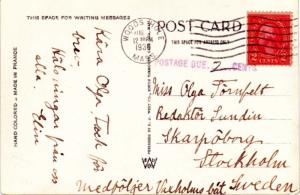 United States Massachusetts Woods Hole 1930 machine  1899-1939  2c Washington...