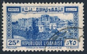 Lebanon 179, used. Michel 294. 1945. Crusader Castle, Tripoli.