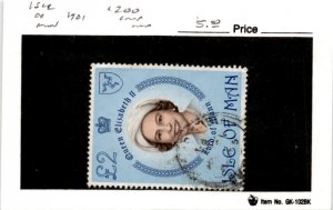 Isle of Man, Postage Stamp, #200 Used, 1981 Queen Elizabeth (AC)