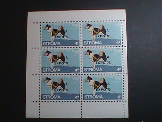 ​STROMA ISLAND-1970 -OSAKA EXPO'70 JAPAN MNH- SHEET VF WE SHIP TO WORLD WIDE.