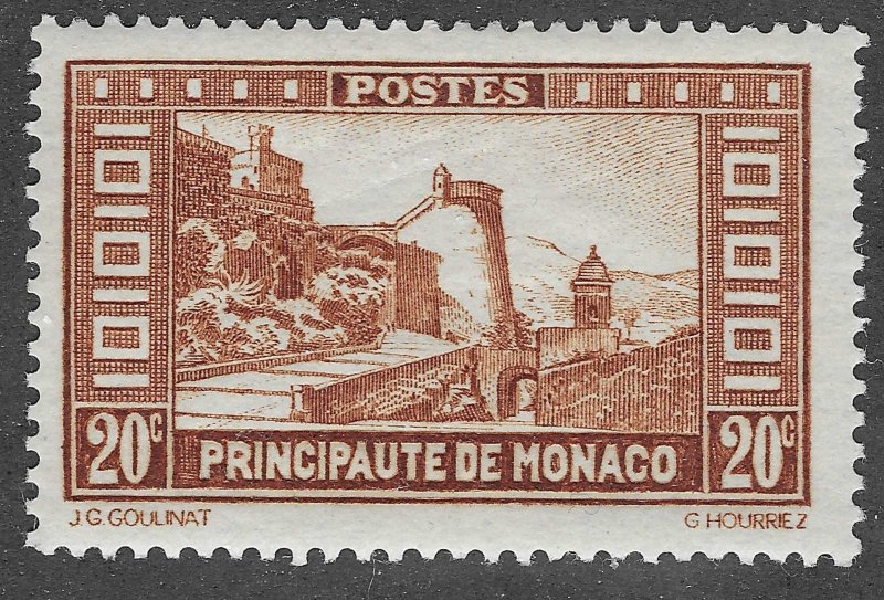 Monaco (1932)  - Scott # 111,   MH