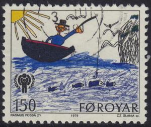 Faroe Islands - 1979 - Scott #46 - used - Year of the Child