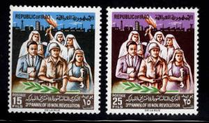 IRAQ Scott 423-424 MH* set