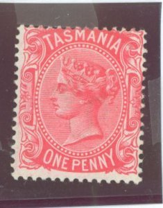 Tasmania #60 Unused Single