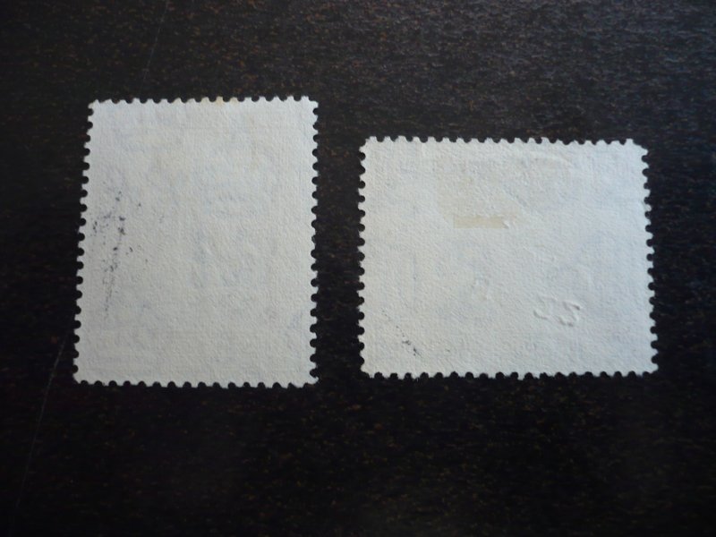 Stamps - Sierra Leone - Scott# 154,156 - Used Part Set of 2 Stamps