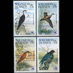 SOLOMON IS. 1984 - Scott# 535-8 Birds Set of 4 NH