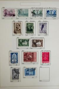 Argentina 1930's to 1960's Stamp Collection