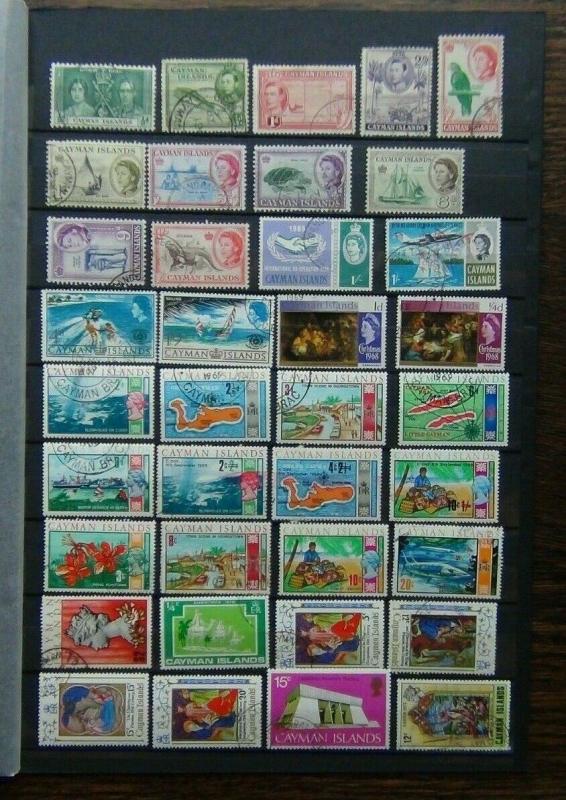 Cayman Islands 1962 values to 1s 1970 $2 + good commemorative issues Used 