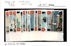 Isle of Man, Postage Stamp, #113-125 Mint NH, 1978 Landmarks (AB)