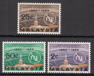 Malaysia 12-14 ITU MNH VF