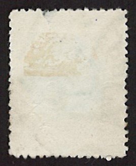 1898 Lake Taupo and Mount Ruapehu New Zealand 1D Postage Revenue (LL-17)