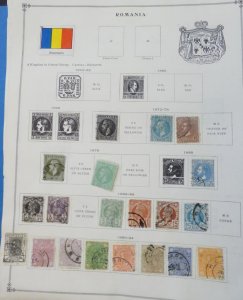 EDW1949SELL : ROMANIA Extensive Mint & Used collection on album pages 1930s-60s