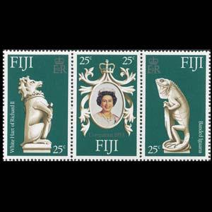 FIJI 1978 - Scott# 384a-c Coronnation Set of 3 NH