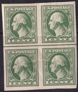 #531 Mint OG, VF, Block of 4, 3 OG/1 NH (CV $77.50) (CV $14 - ID35479) - Jose...