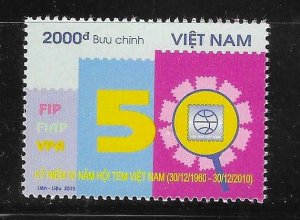 Vietnam 2010 50th anniversary of Stamp Philately Association MNH A2250