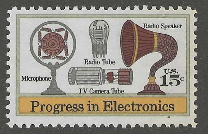 USA,  stamp, Scott#1502, mint, never, hinged,  year set,  Electronics, 15 cts,
