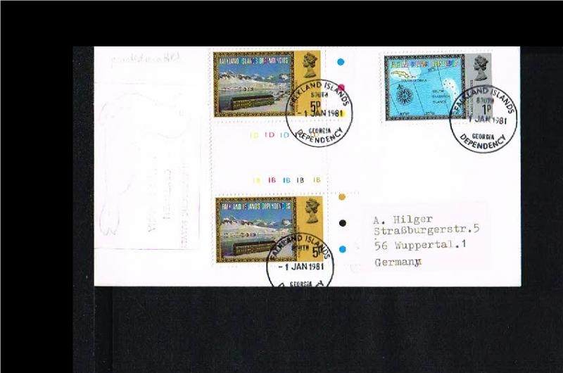 1981 - Falkland Islands dependencies Cover - Expeditions - Polar expeditions ...