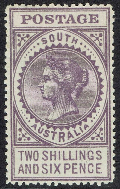 SOUTH AUSTRALIA 1906 QV THICK POSTAGE 2/6 WMK CROWN/A