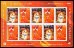 2017 Azerbaijan 1216-17KLb Scout movement (edition 40)