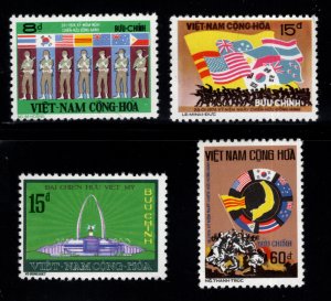 South Vietnam Scott 468-471 MNH**  Honoring the Allies set