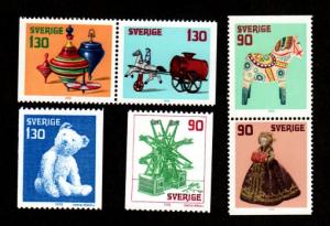 Sweden # 1265-1270 Mint!