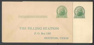 ERROR UX27 TYPE PC LT GREEN PREPRINTED MINT W/NORMAL FOR COMPARISON 2 ITEMS