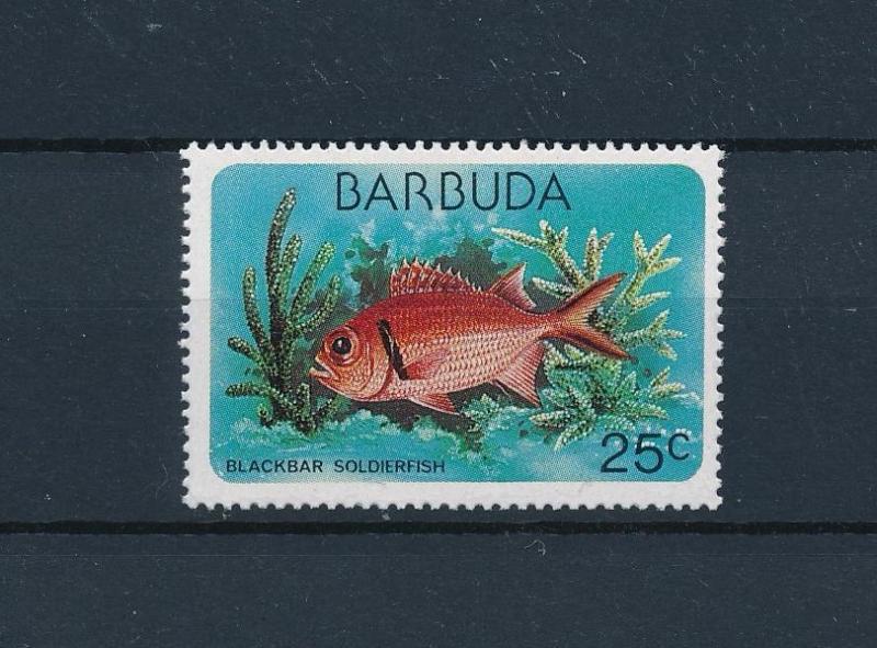 [48064] Barbuda 1978 Marine life Fish from set MNH