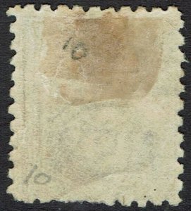 NEW SOUTH WALES 1882 QV 6D WMK CROWN/NSW SG W40 PERF 10 